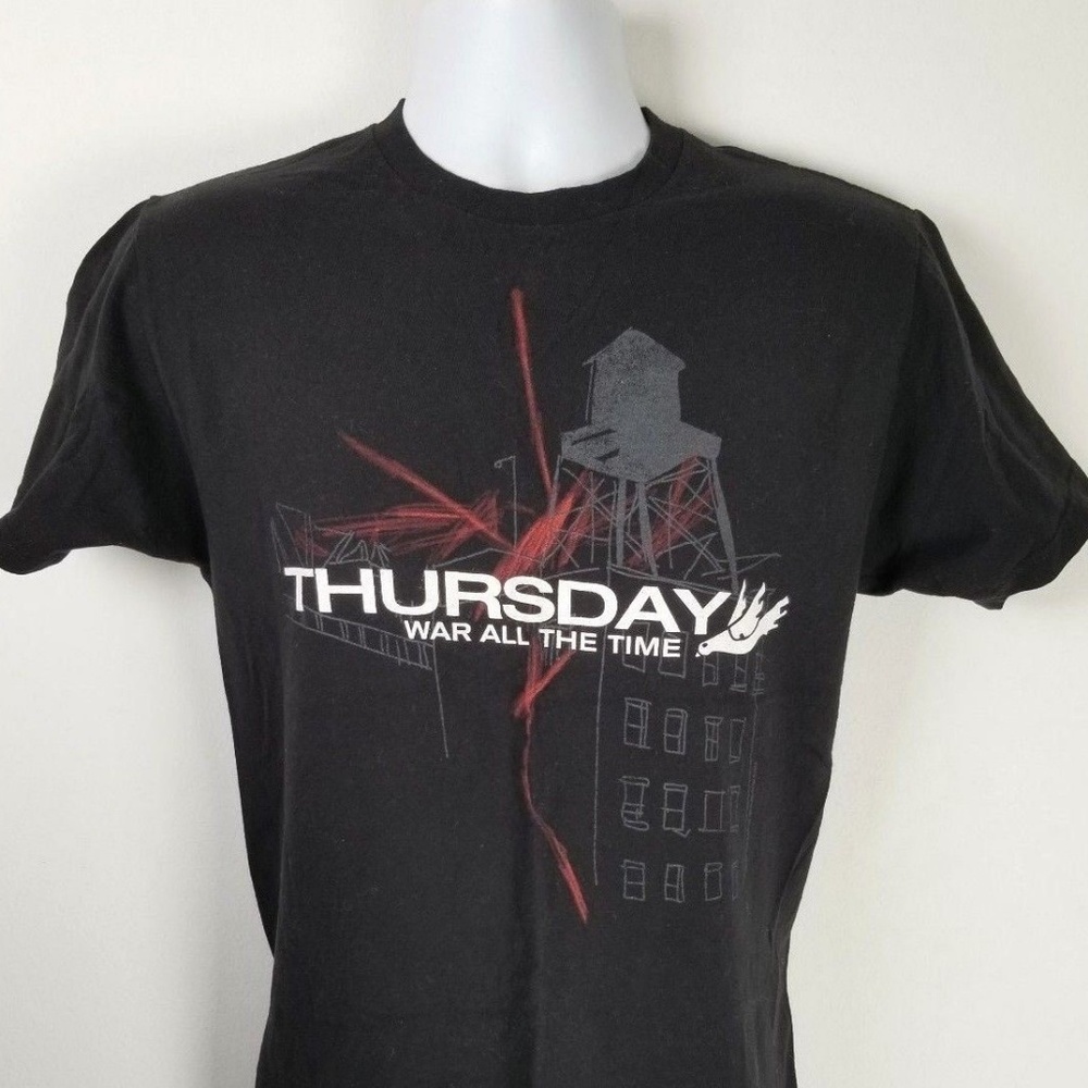 Thursday War All the Time Band Dove Logo Medium - Picture 2 of 5